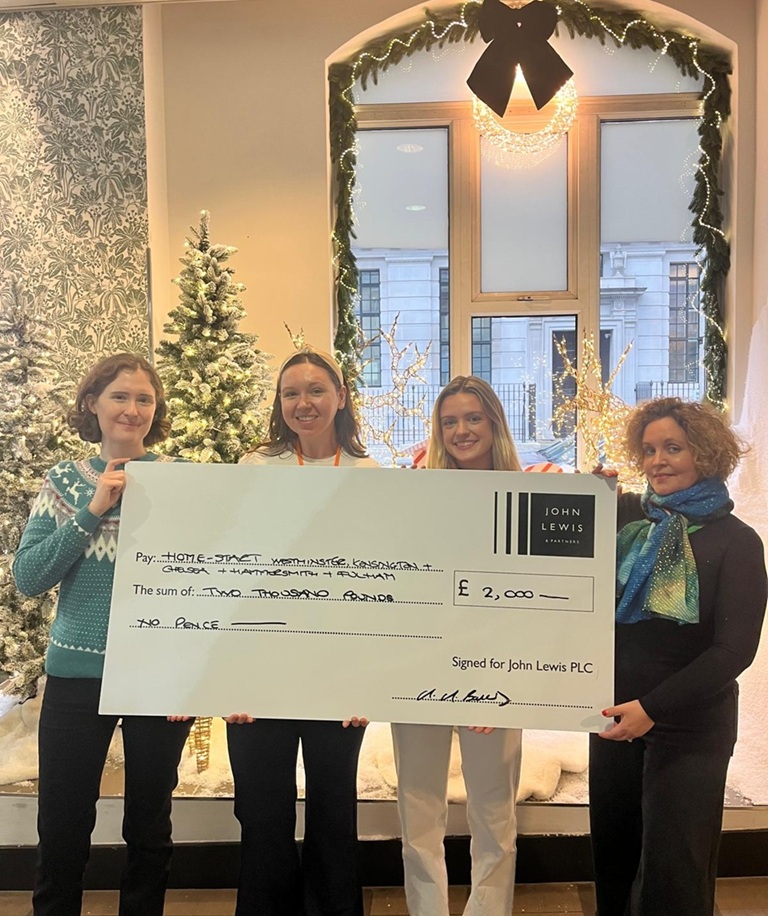 JL donation cheque--